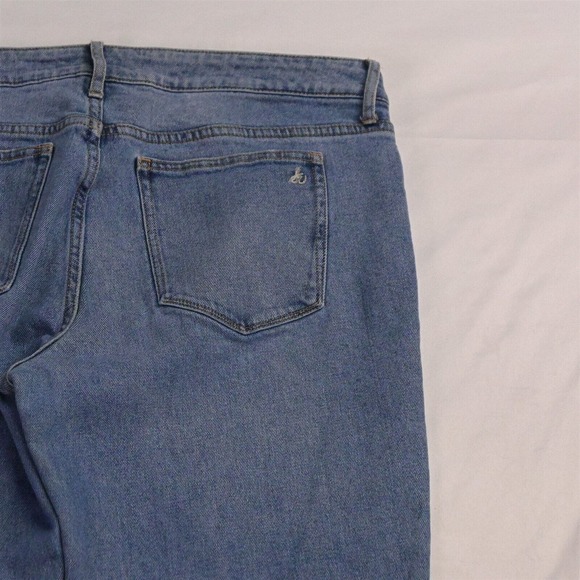 Sam Edelman Fits 14 Kitten Straight Mid Rise Straight Crop Light Denim Jeans‎ - Picture 5 of 7